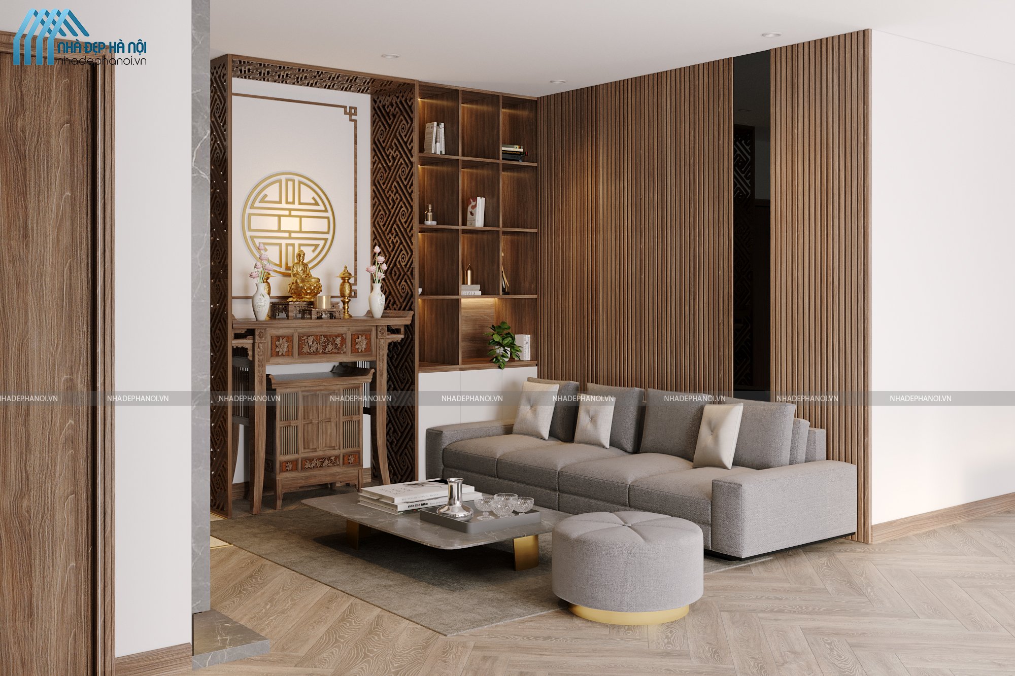 Thiết kế nội thất chung cư hiện đại cho căn hộ Vinhomes Smart City 