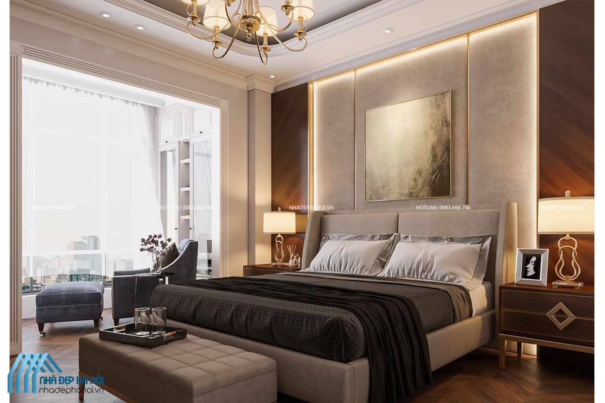 Mẫu thiết kế chung cư 2 phòng ngủ Penthouse Five Star Westlake cao cấp.